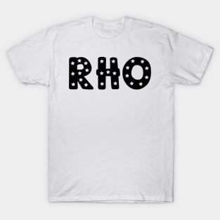 Rho Star Letters T-Shirt